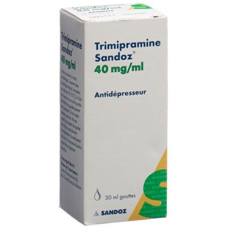 Trimipramine Sandoz drops 40 mg/ml bottle 30 ml - PrimeCare Global