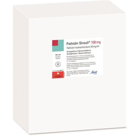 Pethidin Streuli Inj L&ouml;s 100 mg/2ml 100 amp 2 ml - PrimeCare Global
