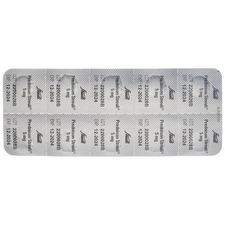 Prednisone Streuli Tabl 5 mg 20 pcs - PrimeCare Global