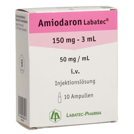 Amiodarone Labatec Inj Loes 150mg/3ml 10amp 3ml - PrimeCare Global