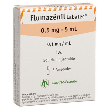 Flumazenil Labatec 0.5mg/5ml 5Amp 5ml - PrimeCare Global