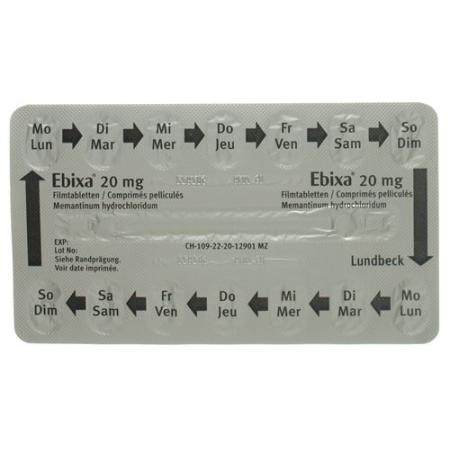 Ebixa film tablets 20 mg 98 pcs - PrimeCare Global
