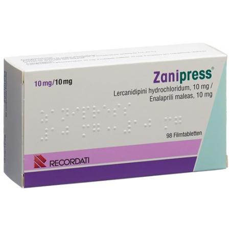 Zanipress Filmtablet 10/10 mg 98 pcs - PrimeCare Global