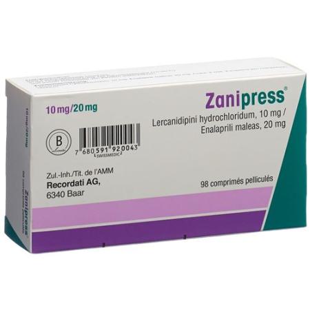 Zanipress Filmtablet 10/20 mg 28 pcs - PrimeCare Global