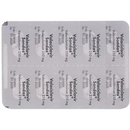 Valaciclovir Sandoz film tablets 250 mg 60 pcs - PrimeCare Global