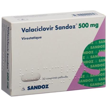 Valaciclovir Sandoz film tablets 500 mg 30 pcs - PrimeCare Global