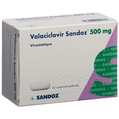 Valaciclovir Sandoz film tablets 500 mg 42 pcs - PrimeCare Global
