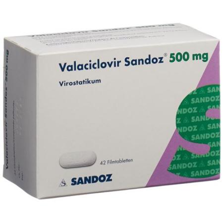 Valaciclovir Sandoz film tablets 500 mg 42 pcs - PrimeCare Global