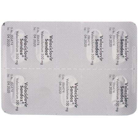 Valaciclovir Sandoz film tablets 500 mg 42 pcs - PrimeCare Global