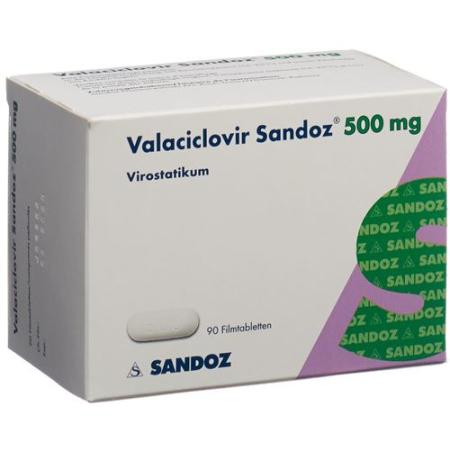 Valaciclovir Sandoz film tablets 500 mg 90 pcs - PrimeCare Global