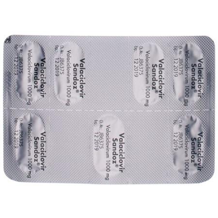 Valaciclovir Sandoz film tablets 1000 mg 21 pcs - PrimeCare Global