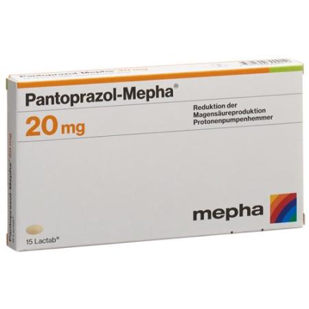 Pantoprazole-Mepha Lactab 20 mg 120 pcs - PrimeCare Global