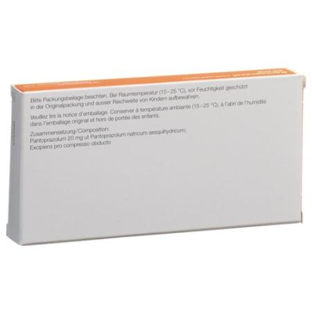 Pantoprazol Helvepharm 20 mg 15 filmtablets - PrimeCare Global