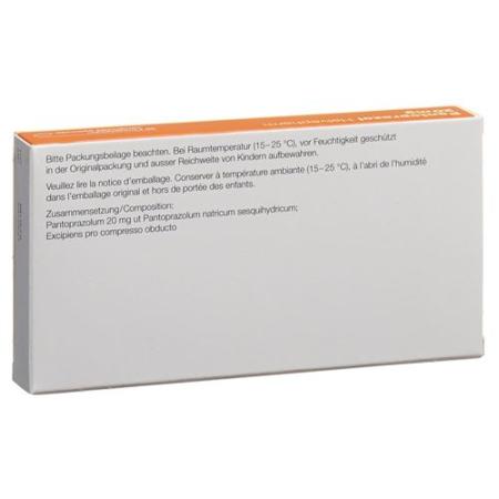 Pantoprazol Helvepharm 20 mg 30 filmtablets - PrimeCare Global