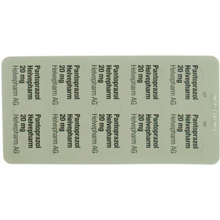 Pantoprazol Helvepharm 20 mg 60 filmtablets - PrimeCare Global
