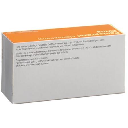 Pantoprazol Helvepharm 20 mg 120 filmtablets - PrimeCare Global
