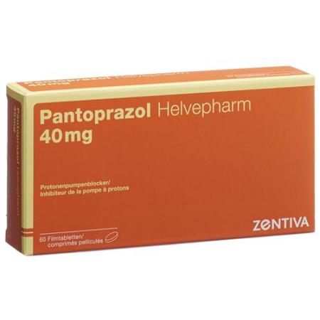Pantoprazole Helvepharm Filmtabl 40 mg 60 pcs - PrimeCare Global