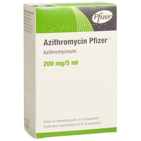 Azithromycin Pfizer Plv 200 mg/5ml for making a suspension - PrimeCare Global
