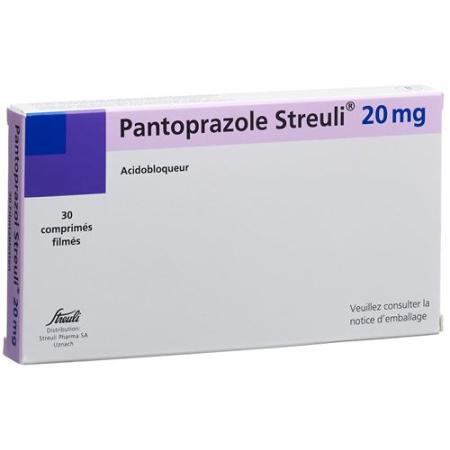 Pantoprazole Streuli film tablets 20 mg 30 pcs - PrimeCare Global