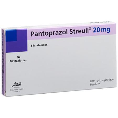 Pantoprazole Streuli film tablets 20 mg 30 pcs - PrimeCare Global