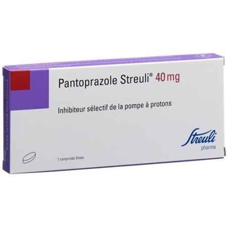 Pantoprazole Streuli film tablets 40 mg 7 pcs - PrimeCare Global