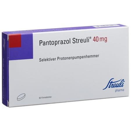 Pantoprazole Streuli film tablets 40 mg 60 pcs - PrimeCare Global
