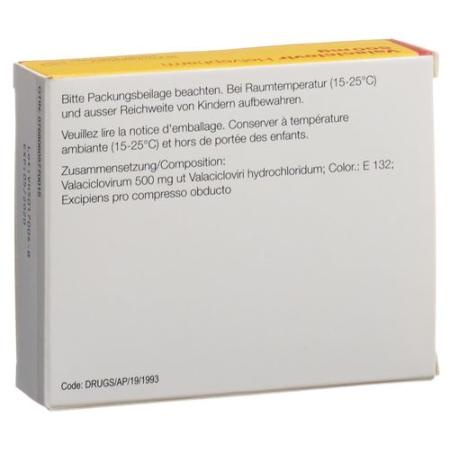 Valaciclovir Helvepharm Filmtabl 500 mg 10 pcs - PrimeCare Global