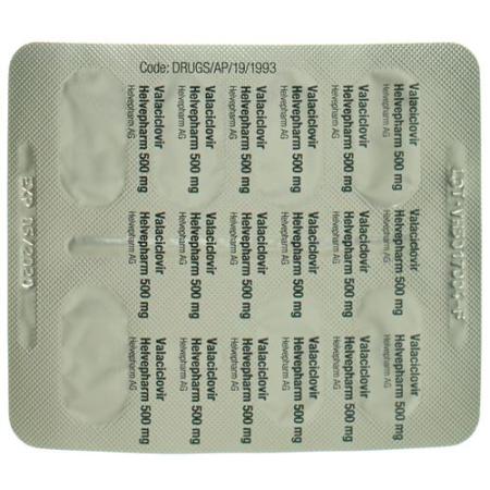 Valaciclovir Helvepharm Filmtabl 500 mg 42 pcs - PrimeCare Global