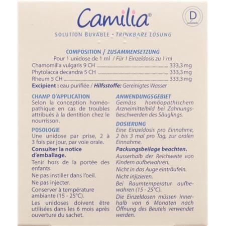 Camilia Drink L&ouml;s 10 Unidos 1 ml - PrimeCare Global