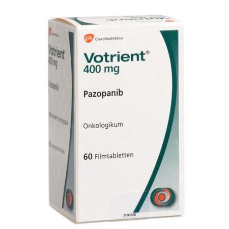 Votrient Filmtablet 400 mg Ds 60 pcs - PrimeCare Global