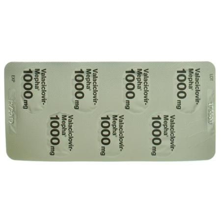 Valaciclovir-Mepha Lactab 1000 mg 49 pcs - PrimeCare Global