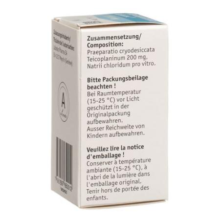 Teicoplanin Labatec dry sub 200 mg throughput - PrimeCare Global