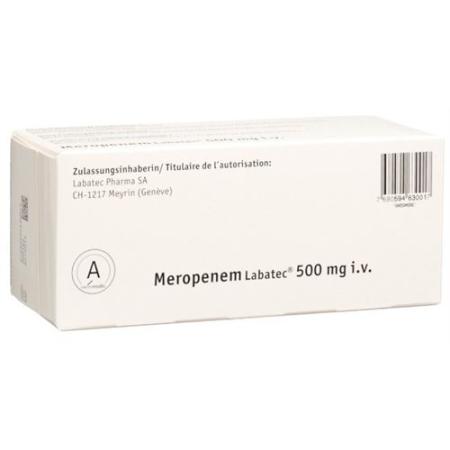 Meropenem Labatec IV Dry sub 500 mg to prepare an I - PrimeCare Global