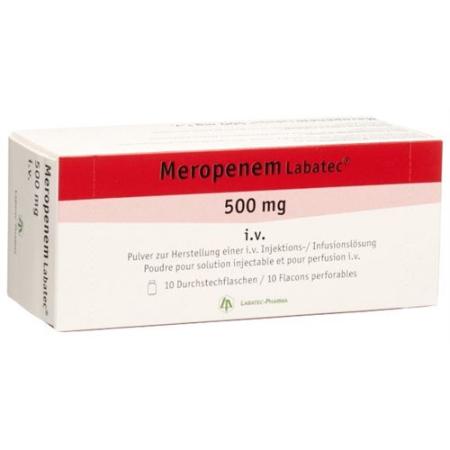 Meropenem Labatec IV Dry sub 500 mg to prepare an I - PrimeCare Global