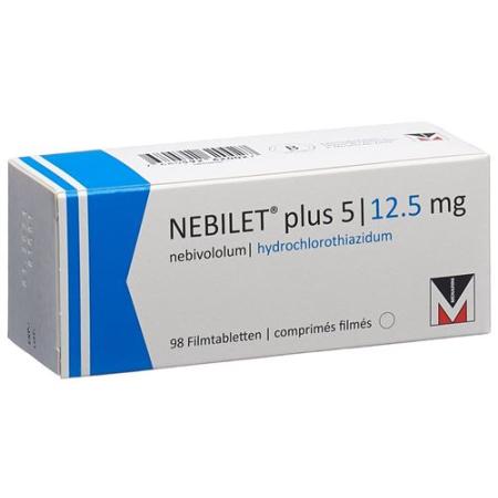 Nebilet plus film tablets 5/12.5 mg 98 pcs - PrimeCare Global