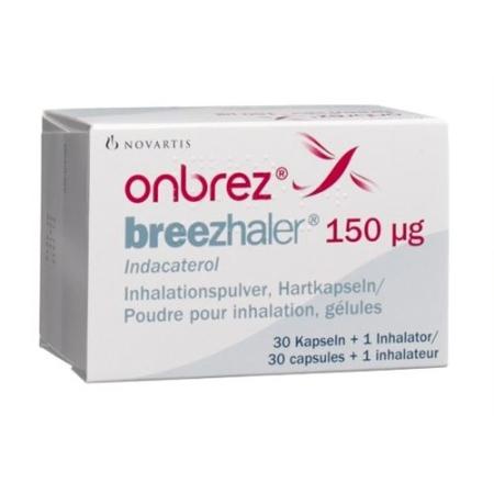 Onbrez Breezhaler Inh Kaps 0.15 mg 30 pcs - PrimeCare Global