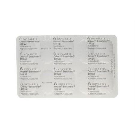 Onbrez Breezhaler Inh Kaps 0.15 mg 30 pcs - PrimeCare Global