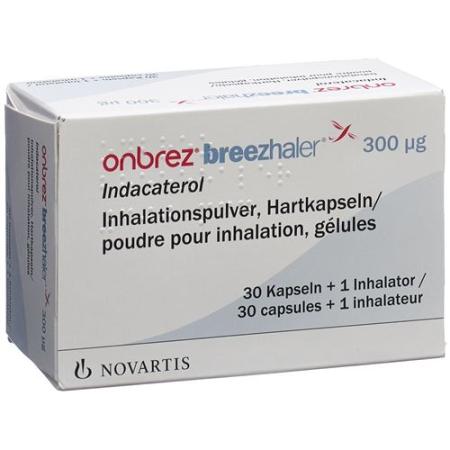 Onbrez Breezhaler Inh Kaps 0.3 mg 30 pcs - PrimeCare Global