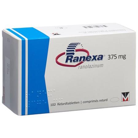 Ranexa Ret Tabl 375 mg 100 pcs - PrimeCare Global