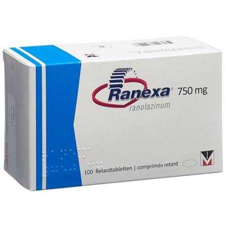 Ranexa Ret Tabl 750 mg 100 pcs - PrimeCare Global