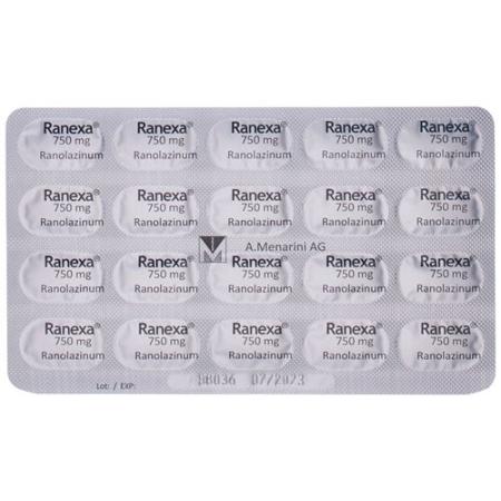 Ranexa Ret Tabl 750 mg 100 pcs - PrimeCare Global