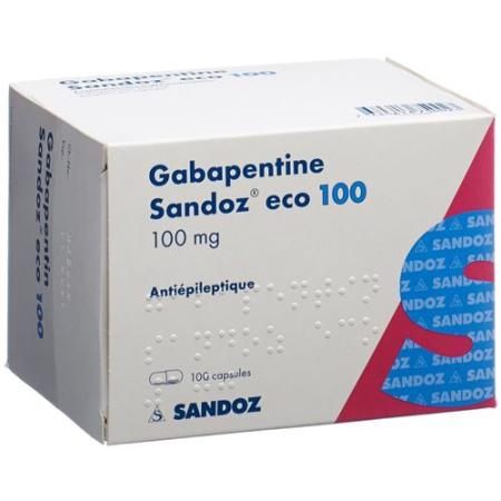 Gabapentin Sandoz eco caps 100 mg 100 pcs - PrimeCare Global