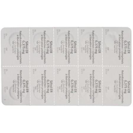 Sifrol ER Ret Tabl 0.375 mg 10 pcs - PrimeCare Global
