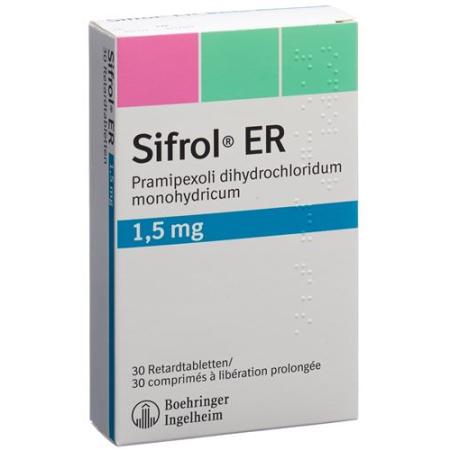 Sifrol ER Ret Tabl 1.5 mg 30 pcs - PrimeCare Global