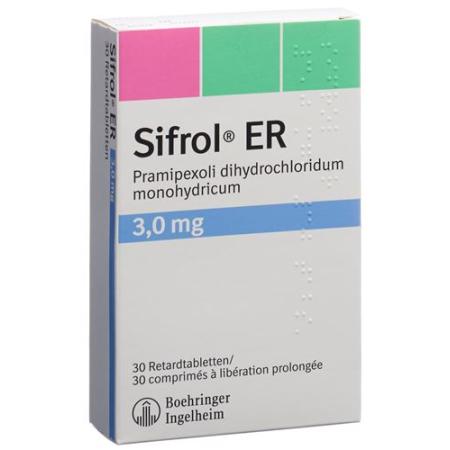 Sifrol ER Ret Tabl 3 mg 30 pcs - PrimeCare Global