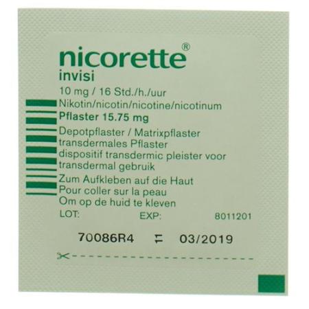 Nicorette Invisi Patch 10 mg/16h 14 pcs - PrimeCare Global