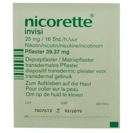 Nicorette Invisi Patch 25 mg/16h 14 pcs - PrimeCare Global