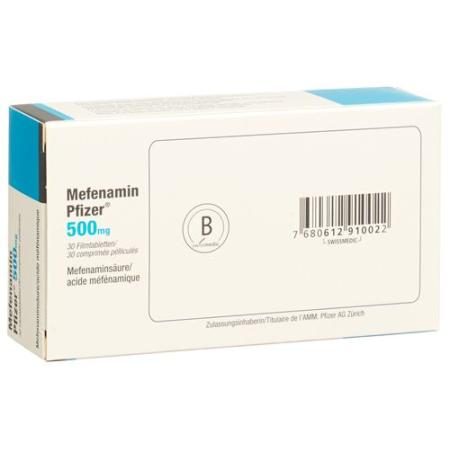Mefenamin Pfizer film tabl 500 mg 30 pcs - PrimeCare Global