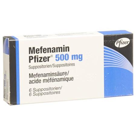 Mefenamin Pfizer Supp 500 mg 6 pcs - PrimeCare Global