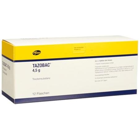 Tazobac dry sub 4.5 g through 12 pcs - PrimeCare Global